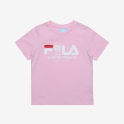 Fila Campaign Warney Print - Poikien Poolopaita - VaaleanPinkki | FI-97715